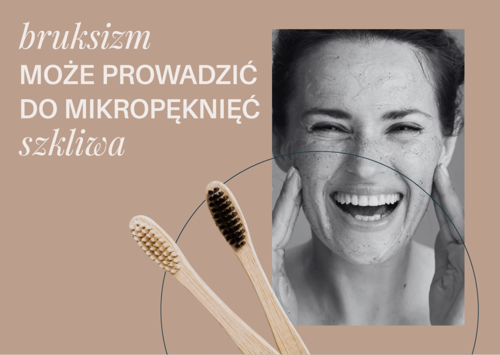 Długotrwałe przeciążenia powodują mikropęknięcia szkliwa i stopniowe osłabienie korony. 